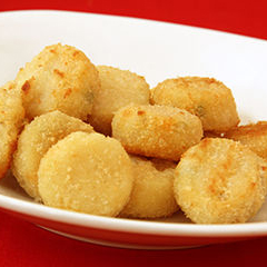 Deep fried scallops