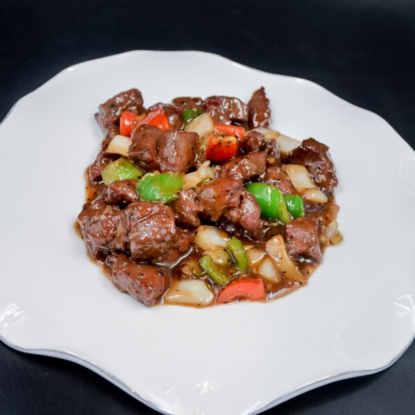 Fried beef with ginger