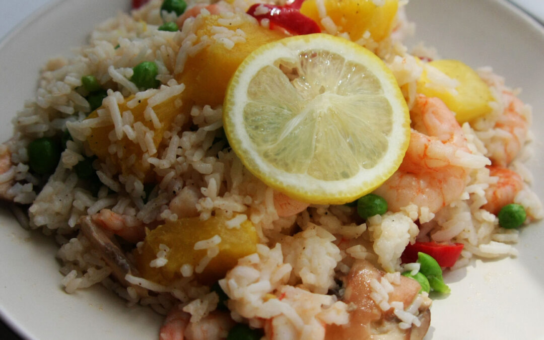 Fried rice with shrimp