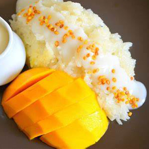 Sticky rice with mangoo