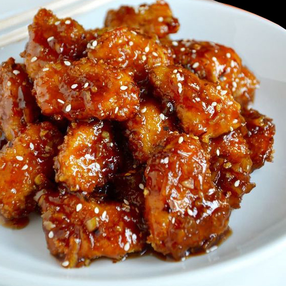 Spicy chicken with honey